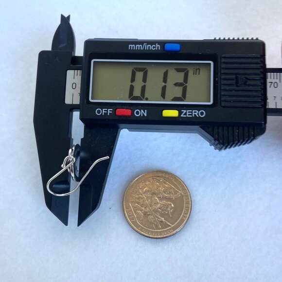 Sterling Silver 925 Signed L.M. Oval Oxidized Celtic Knot Dangle Drop Earrings - Picture 15 of 16